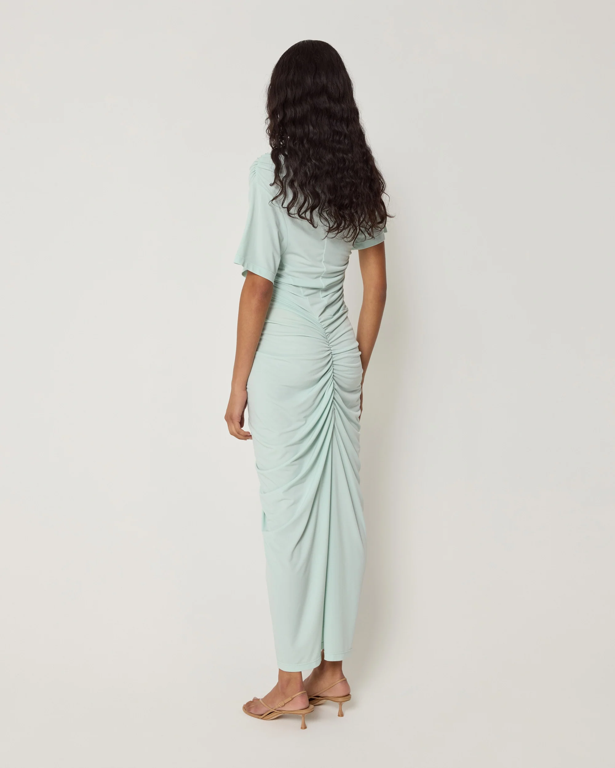 Asymmetrical Ruched Dress | Surf Spray - Image 5