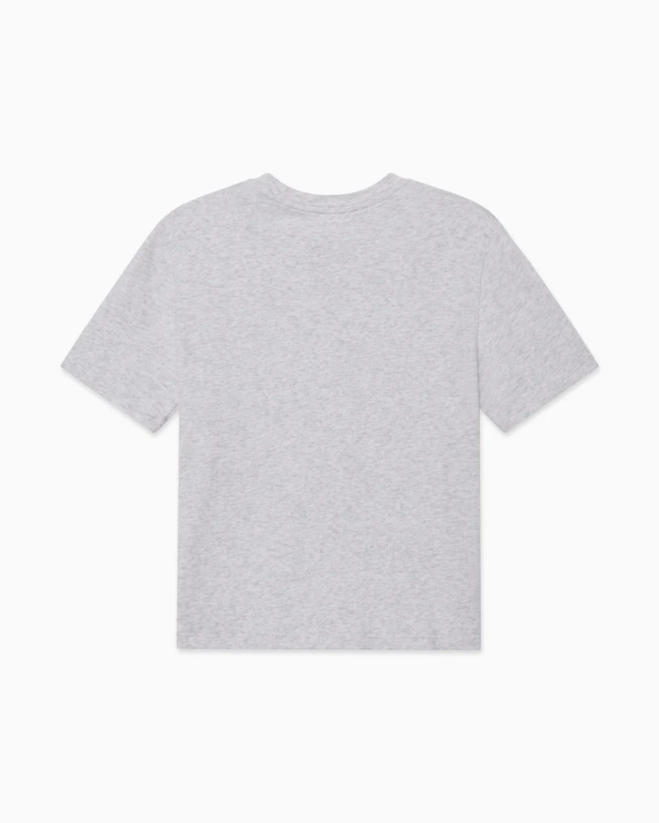 Baby Tee | Light Heather Grey - Image 8