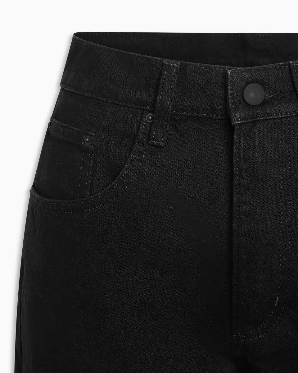 Classic Low Rise Denim | Black - Image 11
