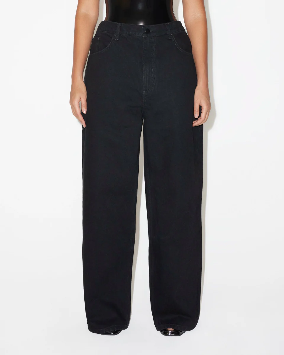 Classic Low Rise Denim | Black - Image 6