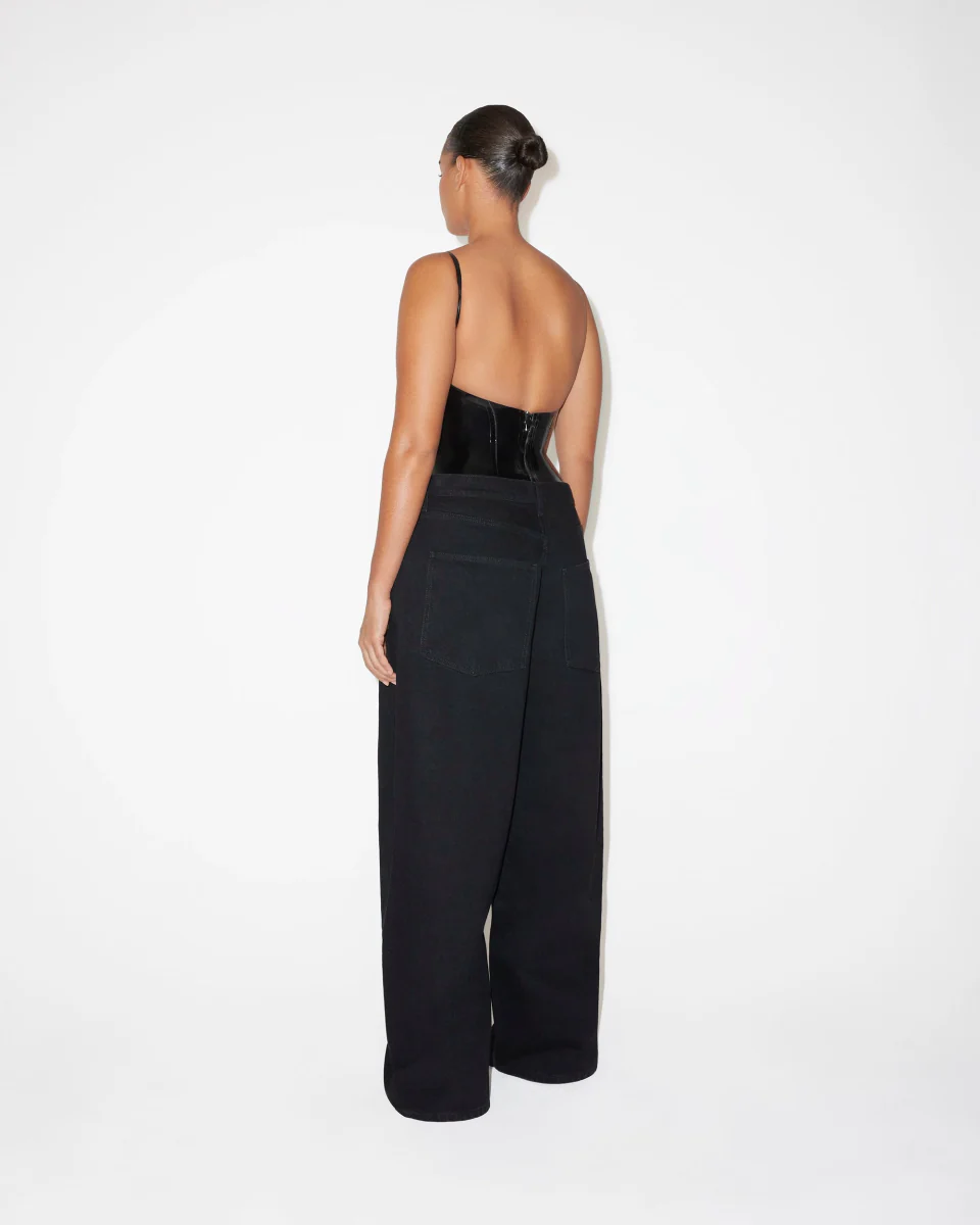 Classic Low Rise Denim | Black - Image 9