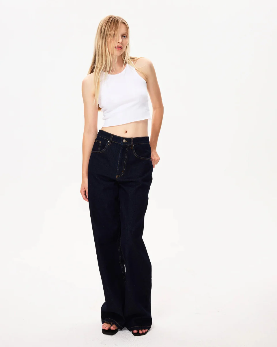 Classic Low Rise Denim | Dark Wash - Image 4