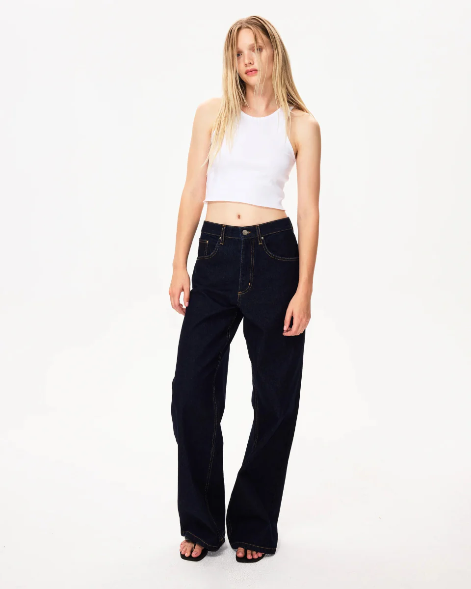 Classic Low Rise Denim | Dark Wash - Image 6