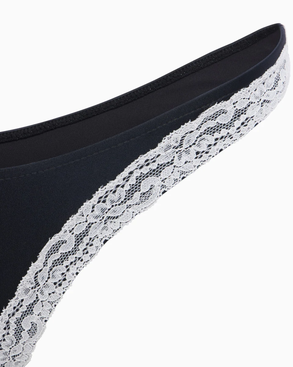 Dove Satin Lace Bottom | Midnight Lace - Image 6
