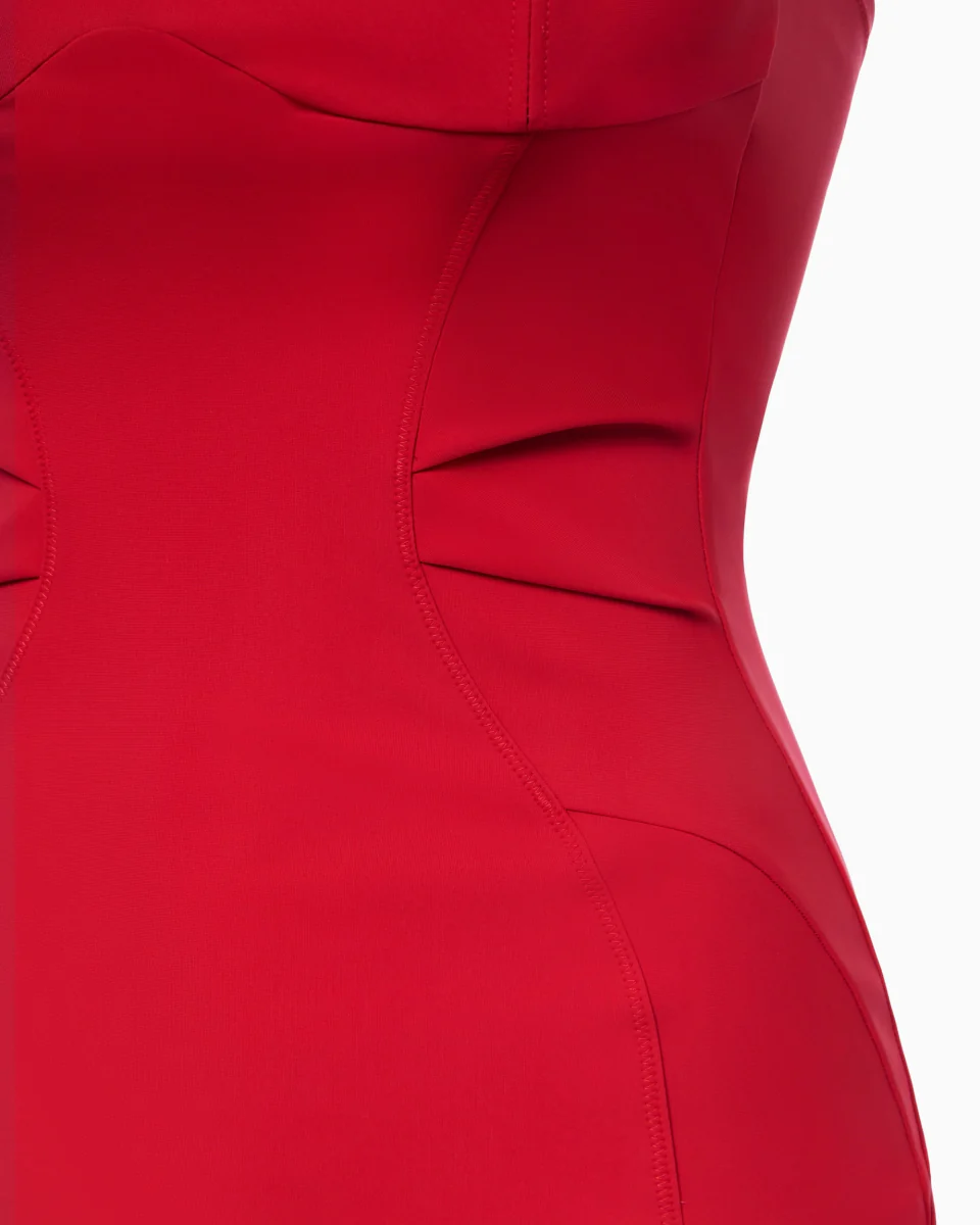 Fitted Halter Dress | Ruby - Image 12