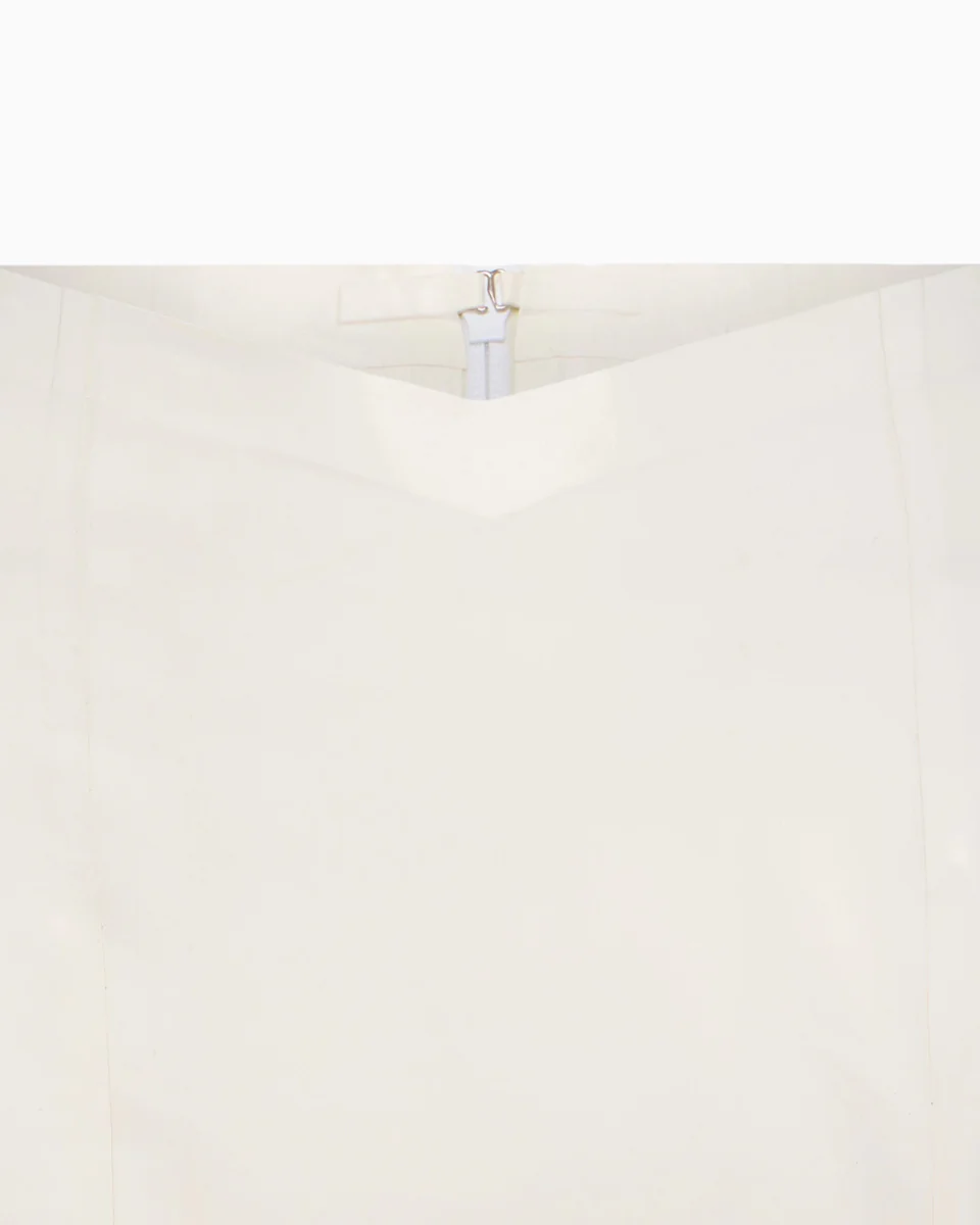 Latex Maxi Skirt | Bone - Image 7