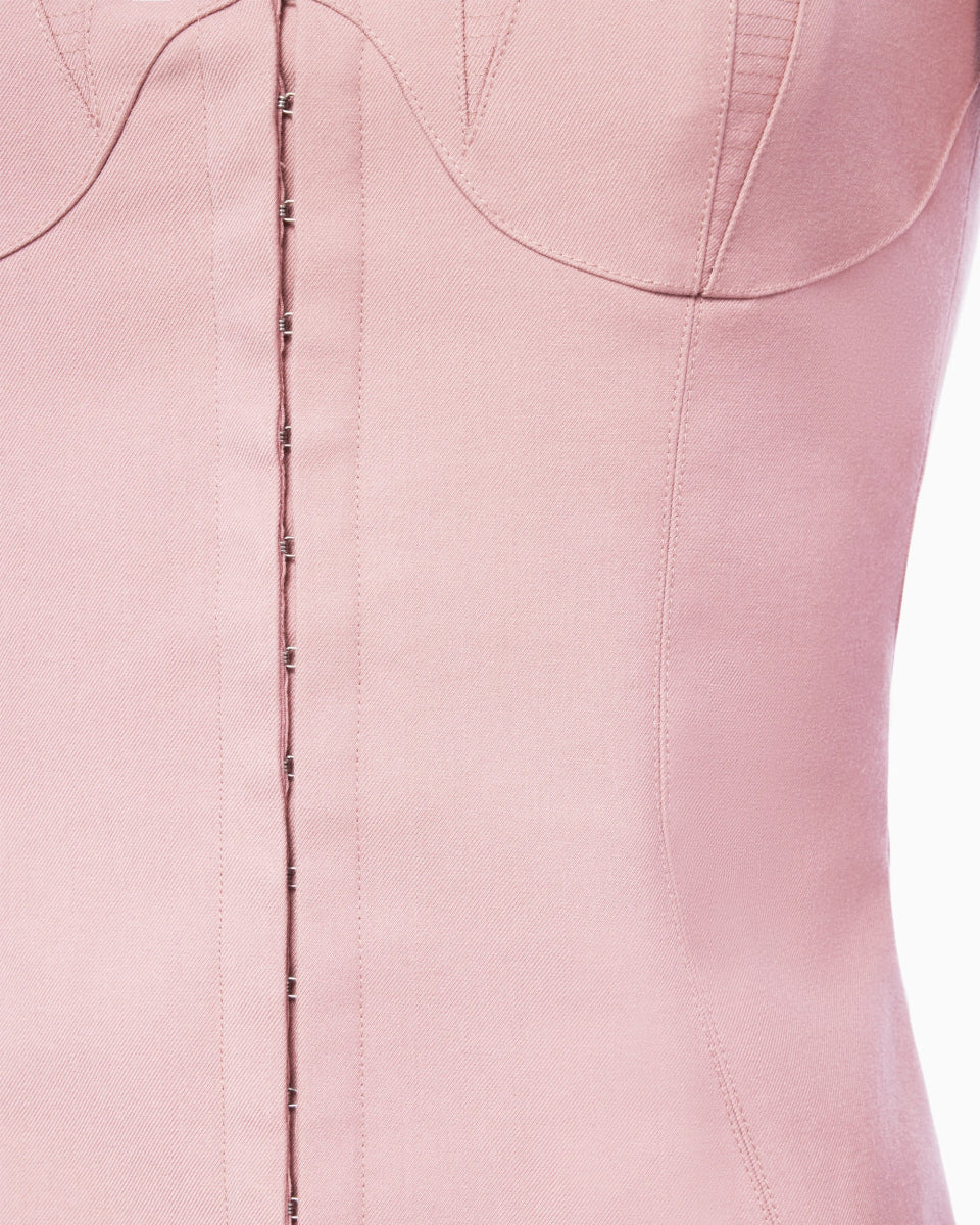 Long Sleeve Corset Top | Blush - Image 7