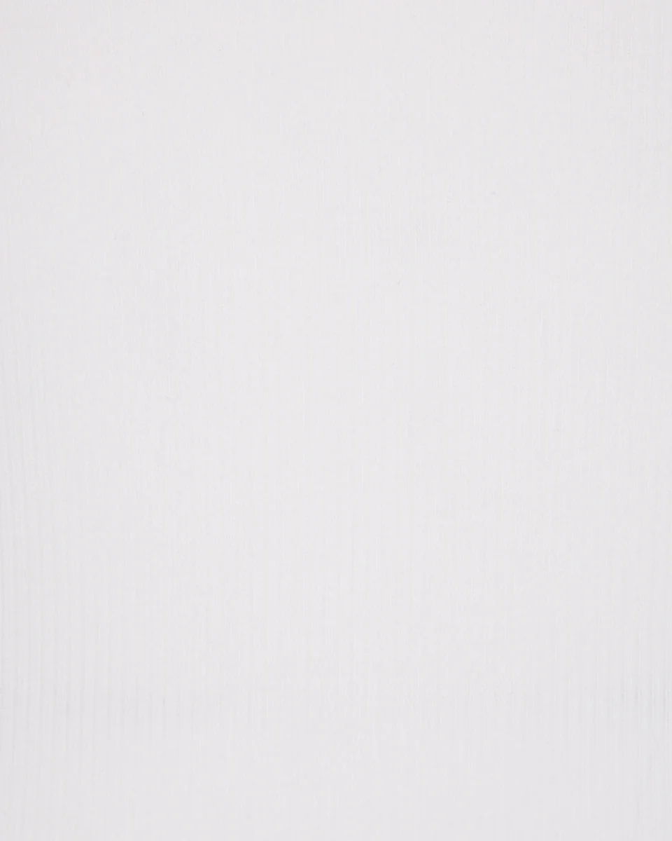 Long Sleeve Ribbed Tee | White - Image 8