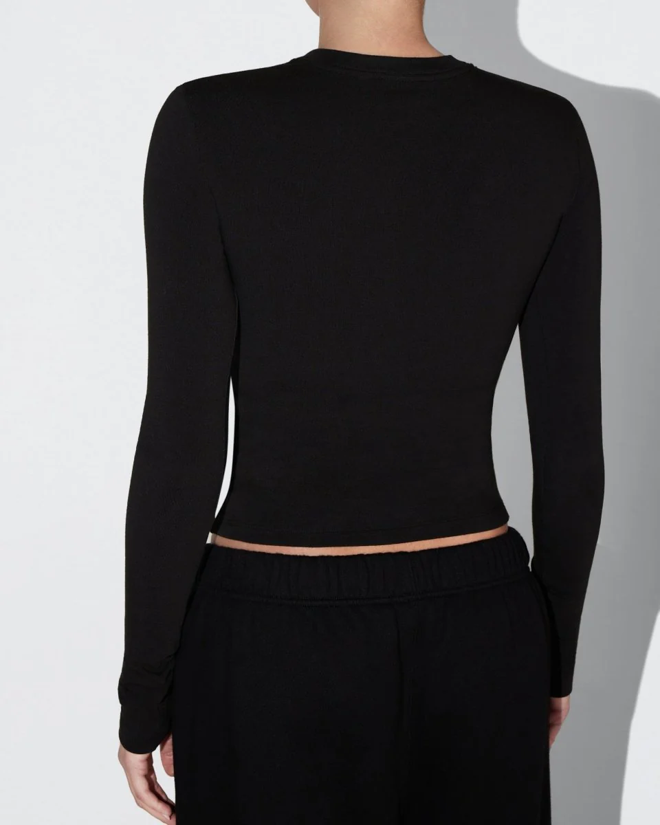 Long Sleeve Tee | Black - Image 7