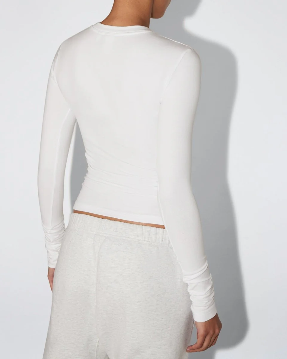Long Sleeve Tee | White - Image 7