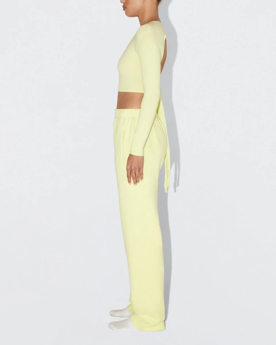 Long Sleeve Wrap Top | Limoncello - Image 4