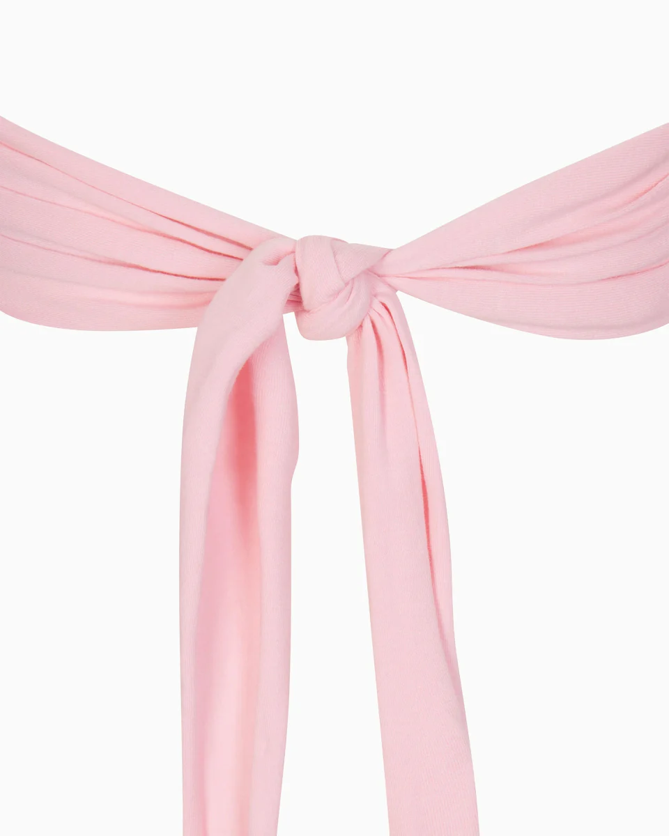 Long Sleeve Wrap Top | Orchid Pink - Image 8