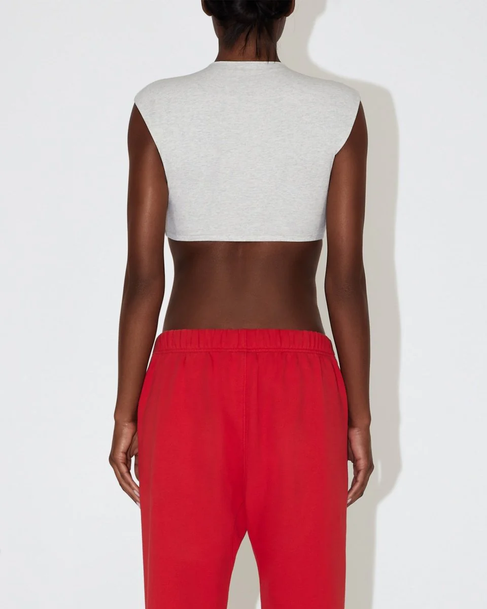 Micro Tee | Light Heather Grey - Image 6