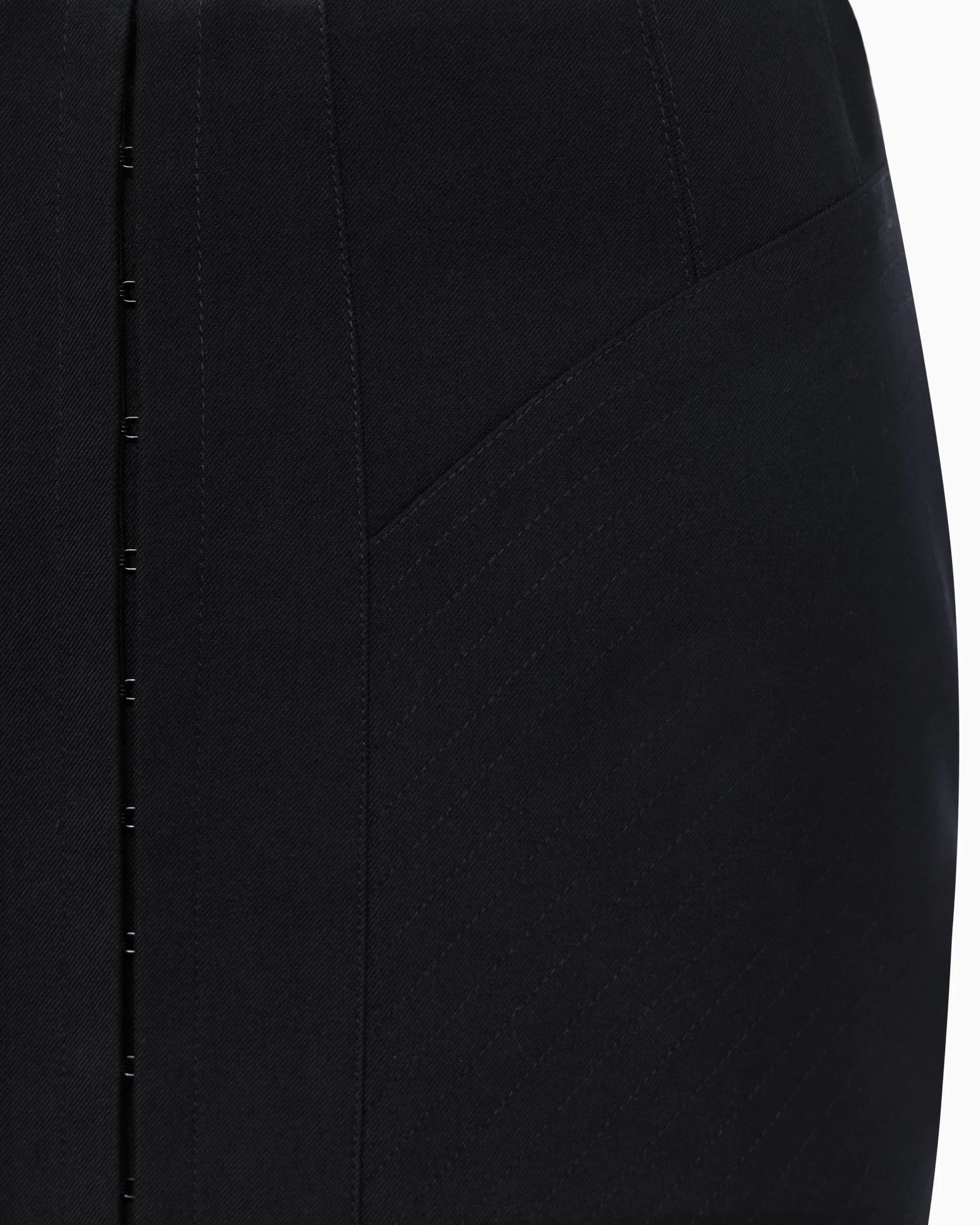 Mini Corset Skirt | Black - Image 11