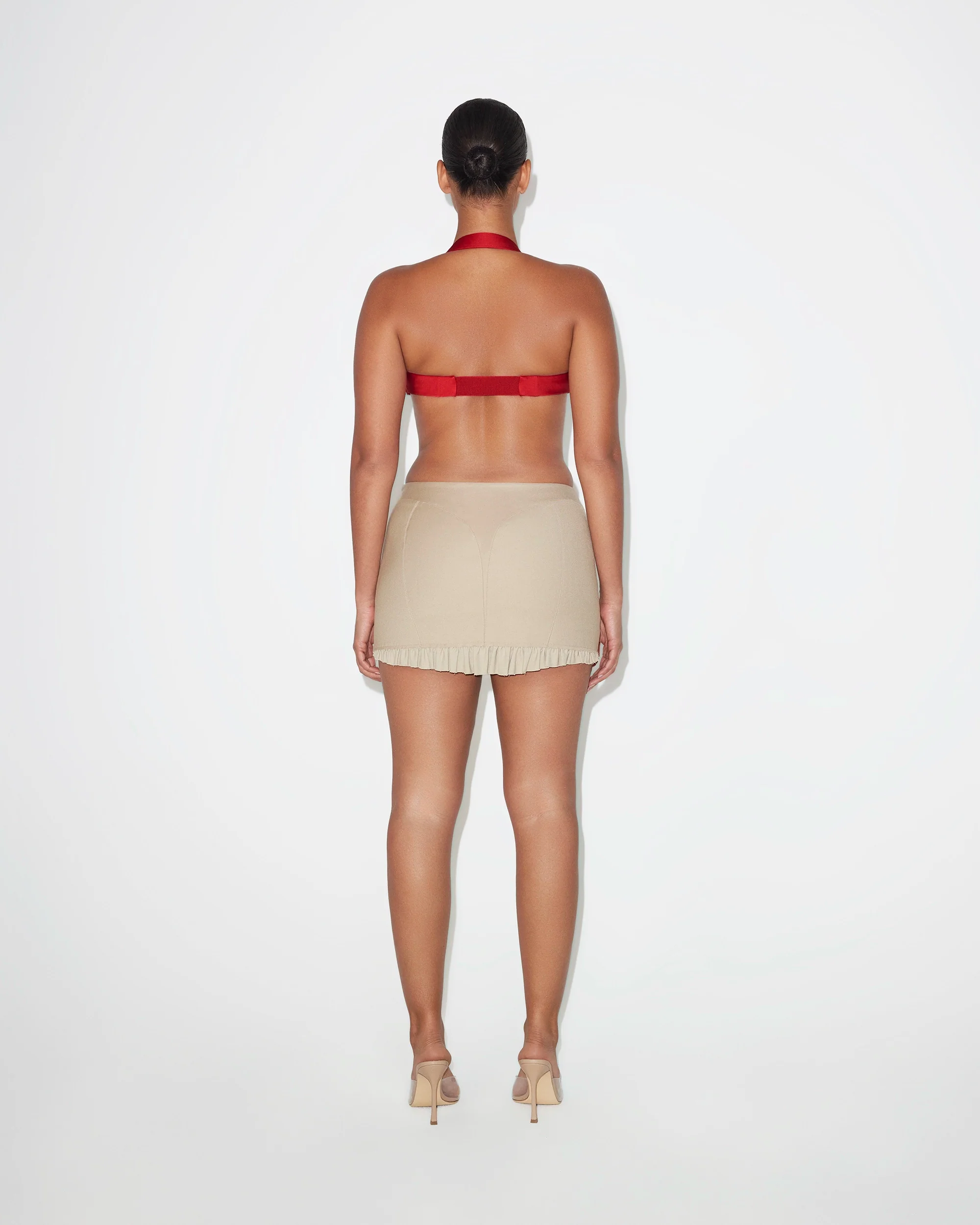 Mini Corset Skirt | Sand - Image 11