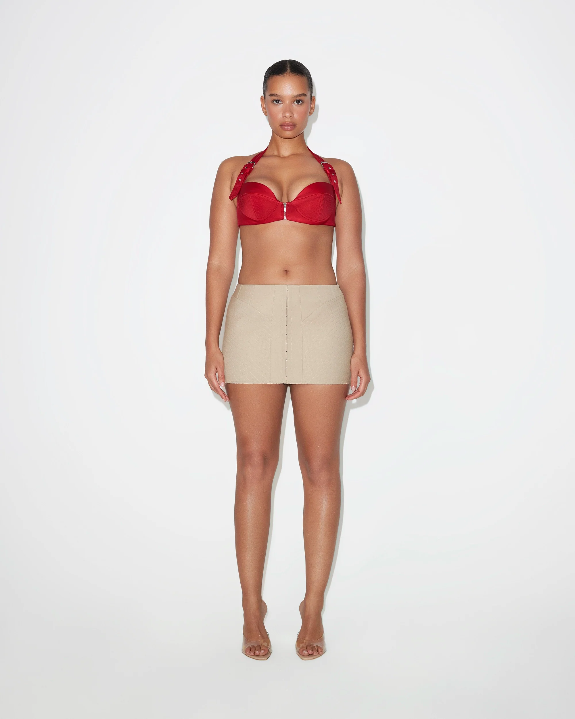 Mini Corset Skirt | Sand - Image 4