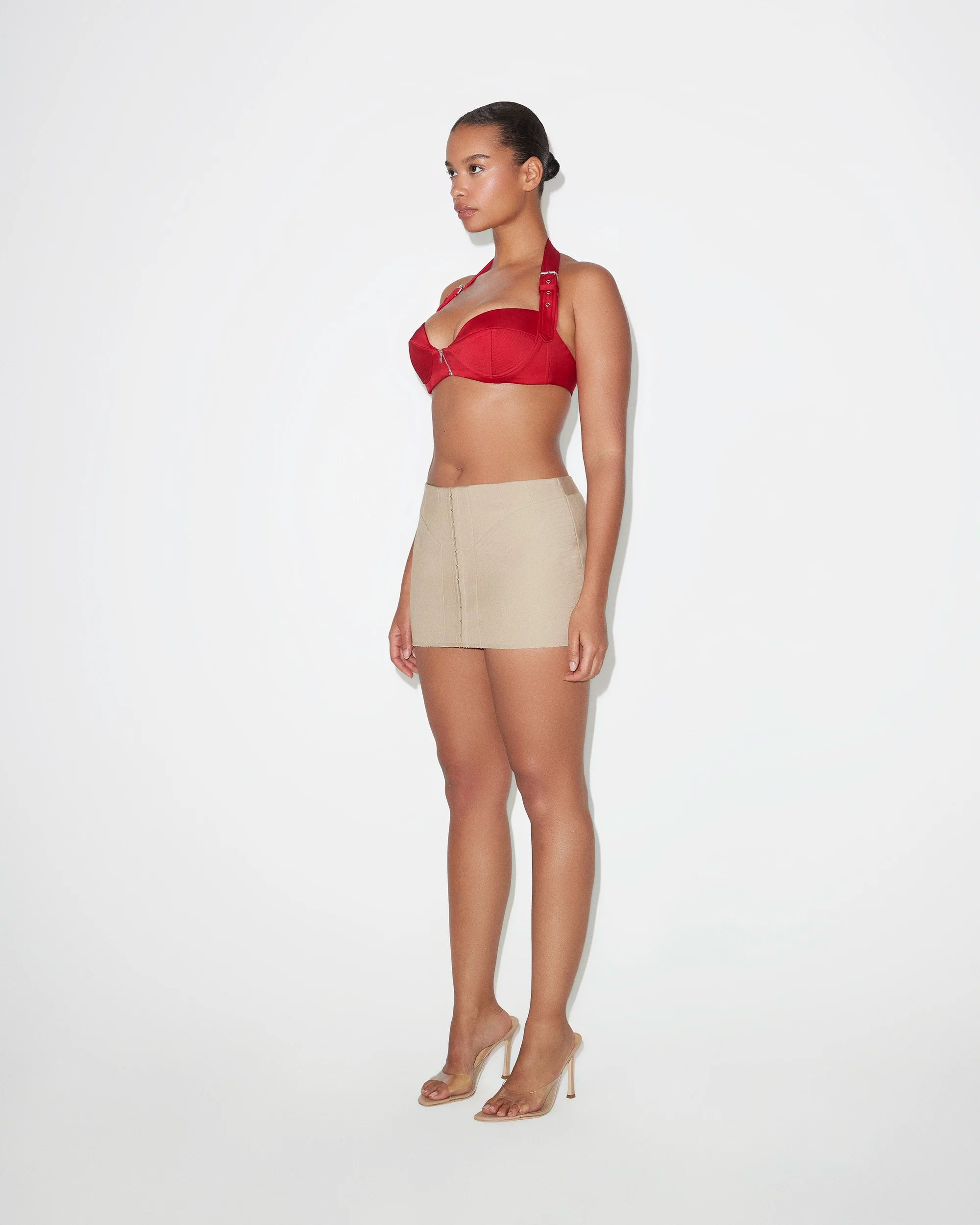 Mini Corset Skirt | Sand - Image 5
