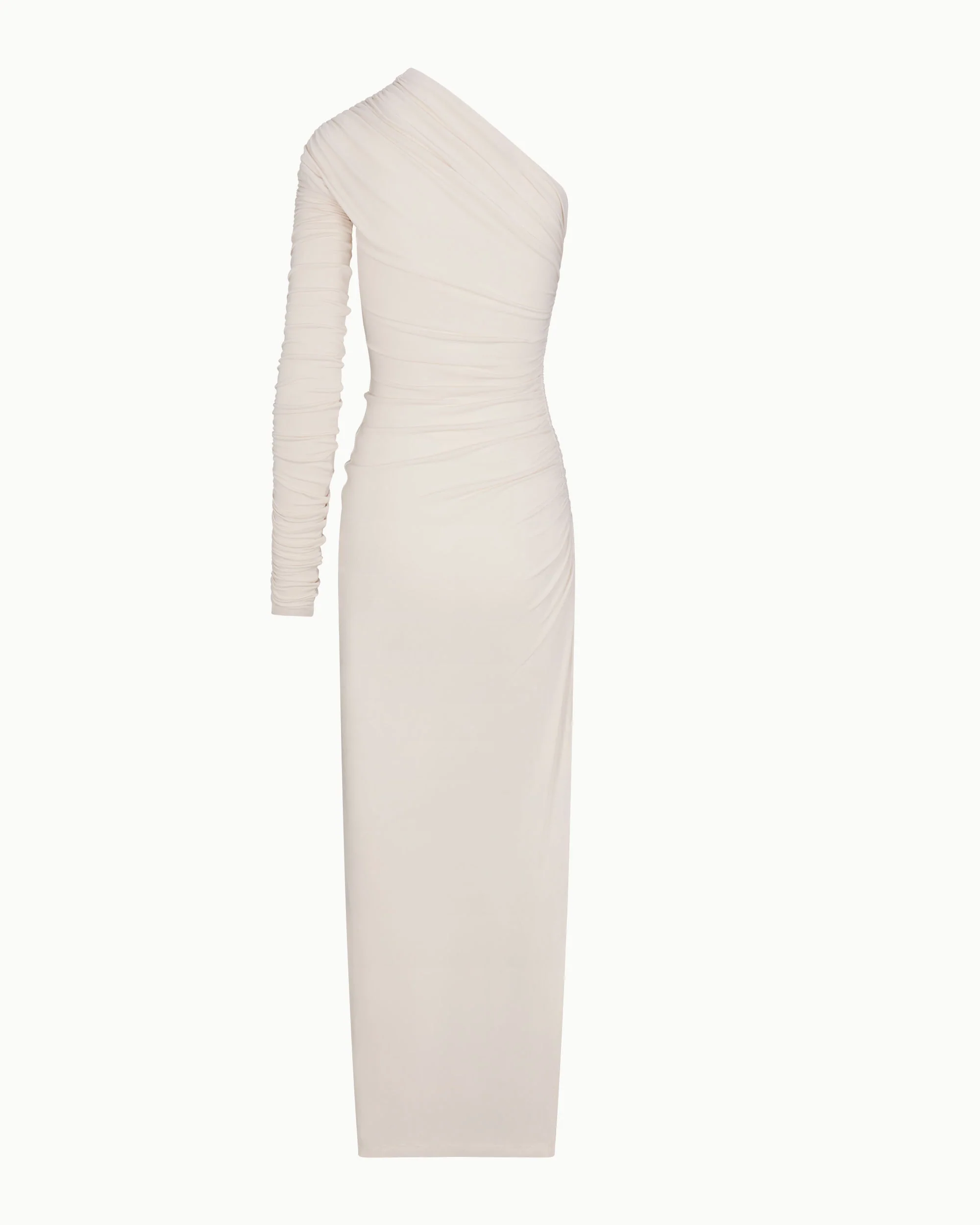 One Shoulder Ruched Gown | Shell - Image 10