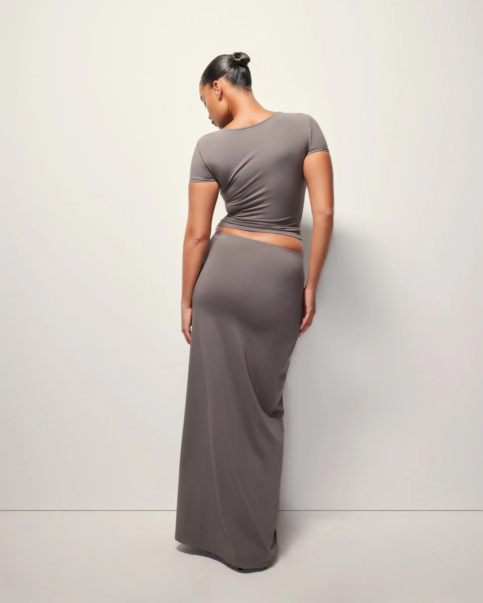 Pierced Short Sleeve Top | Slate - Image 12