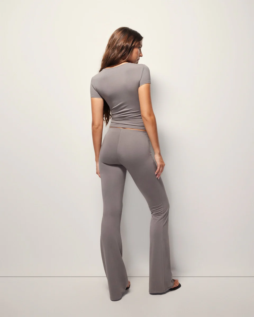 Pierced Short Sleeve Top | Slate - Image 6