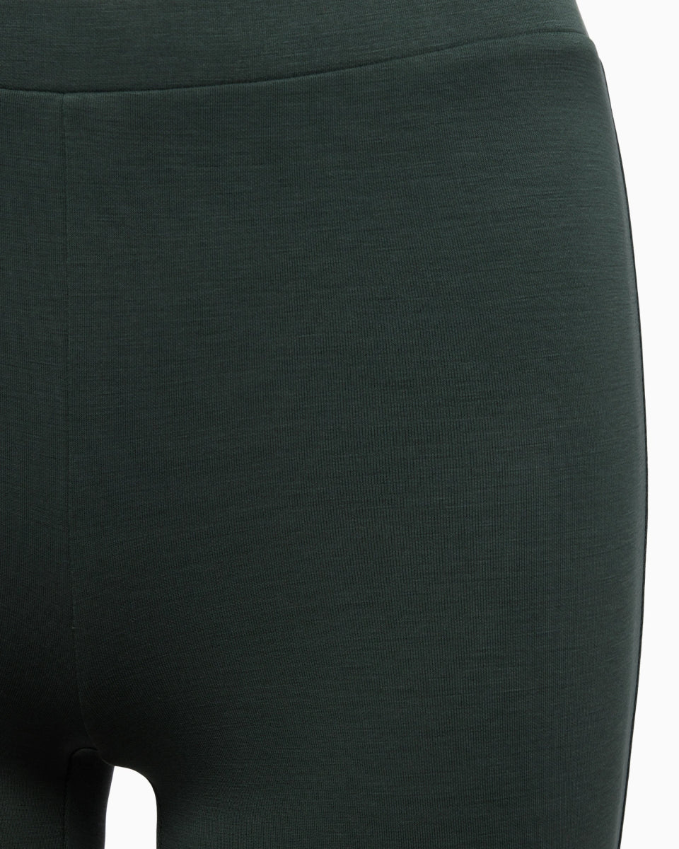 Sueded Stretch Low Rise Pant | Evergreen - Image 11