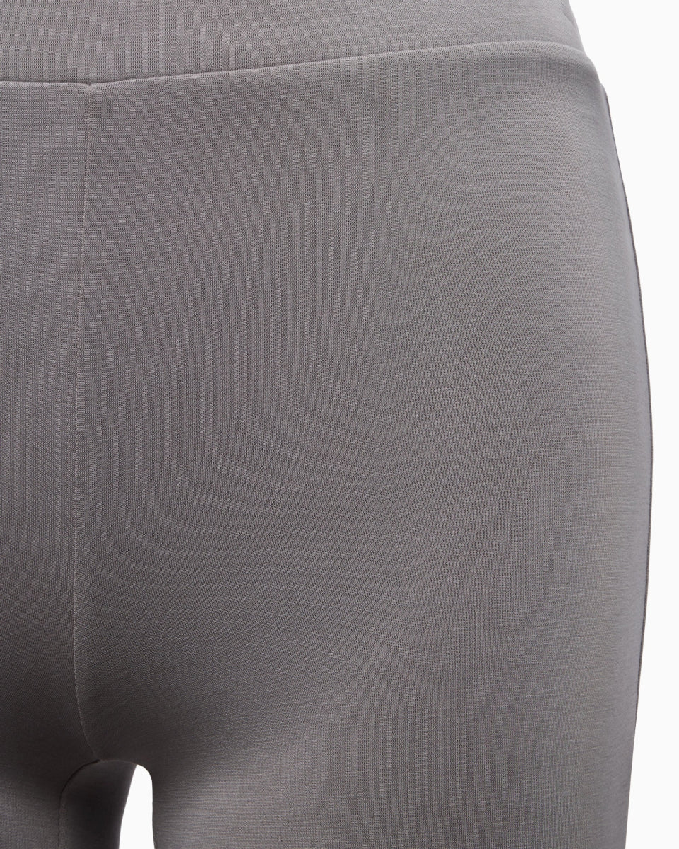 Sueded Stretch Low Rise Pant | Steel Grey - Image 12