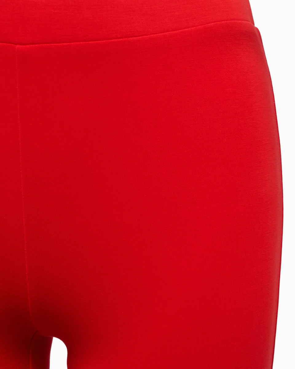 Sueded Stretch Low Rise Pant | Tomato - Image 12